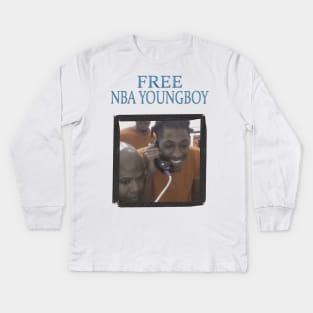 FREE YOUNGBOY Kids Long Sleeve T-Shirt